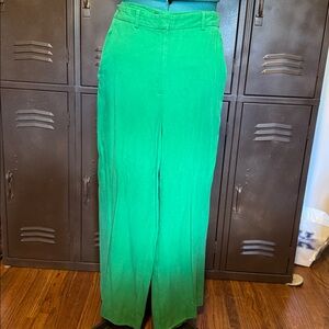 Zara Emerald Green high waist Trousers
